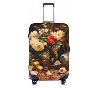 Elegant Still Life Roses Travel Luggage Covers - Elasticity Suitcase Covers Protector for Luggage 18-32 Inch