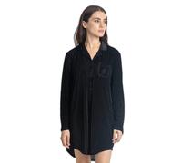 Elegant striped camisole shirt with long sleeves for women Admas Noir S