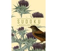 Elegant Sudoku: 60 Puzzles, Easy, Medium, and Hard | One Puzzle Per Page | Vintage Thistle Bird Inspired Cover (Botanical Puzzling)