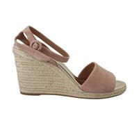 Elegant Suede Ankle Strap Wedge Sandals, female, Prada, Wedges, Pink, 7 1/2 UK, Shoes 7 1/2 UK