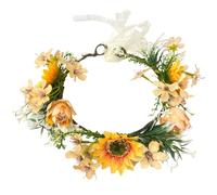 Elegant Sunflowers Hair Ornaments Festives Flower Headwear Celebration Headbands For Everyday Outfits
