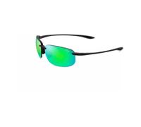 Maui Jim - Ho'okipa Xlarge Gris Mat Translucide MauiGeen MauiPure - Sunglasses