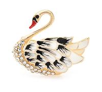 Elegant Swan Brooch for Women - Fashion Aessories for Ladies, Bird Party Brooch