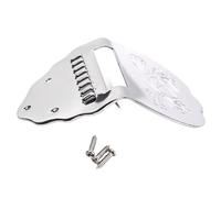 Elegant Tailpiece for Mandolin, Improves 8 Strings, Quick Change to Improve Volume, Polished Silver