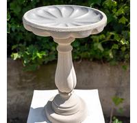 Elegant Tall Sandstone Birdbath