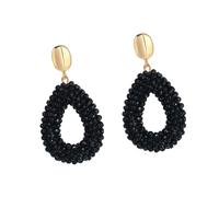 Elegant teardrop shape dangle earrings, faux crystal texture, comfortable drop earrings for daily wear or gift, フリーサイズ