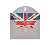 Elegant The Union Flag Pattern Print Greeting Cards With Envelopes,Thank You,Birthdays,Christmas,Valentine