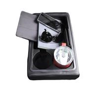 Elegant Tissue Holder, Leather Car Box, 15.15x8.66 Inches Console Organizer with Multifunction Feature, Portable Auto Storage, Car Accessory with Sleek Design, Storage Box for SUV and Truck