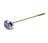 Elegant Toilet Tank Flush Lever Handle, Fits Most Toilets with Brass and Metal Lock Nut for Smooth Flushing (C)