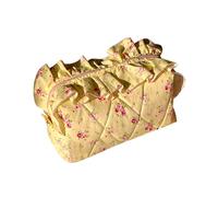 Elegant Toiletries Pouches with Stylish Design Makeup Bag Storage Organized Suitable for Women Who Love Unique Aesthetic Flower Design