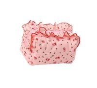 Elegant Toiletries Pouches with Stylish Design Makeup Bag Storage Organized Suitable for Women Who Love Unique Aesthetic Flower Design