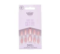 Elegant Touch Aurora False Nails - Fairy Tale Cat Eye Finish