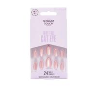 Elegant Touch Aurora False Nails Fairy Tale Cat Eye Finish x 24