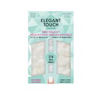 Elegant Touch Bare Mega Kit - 216 Nails Square 10 Sizes