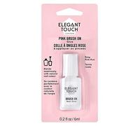 Elegant Touch Brush On Nail Glue Pink 6ml