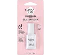 Elegant Touch Brush On Nail Glue Pink 6ml