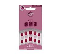Elegant Touch Cherry Wine - Squoval Petite False Nails
