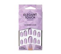 Elegant Touch Colour False Nails - Shimmer Lilac, purple