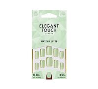 Elegant Touch Colour Nails - Matcha Latte,10 Nail Sizes, 24 Nails