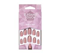 Elegant Touch - Colour Nails - Power Trip - Shimmer Dusky Rose - Oval Shape