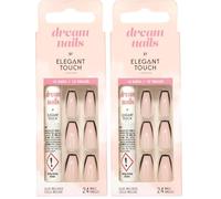 Elegant Touch Dream Nails - Black French (Pack of 2)