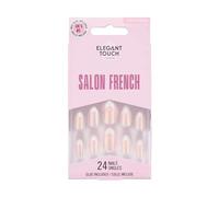 Elegant Touch French 166 Short Almond Nails