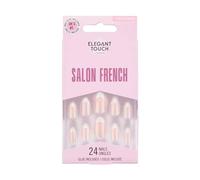 Elegant Touch French 166 - Short Almond Nails