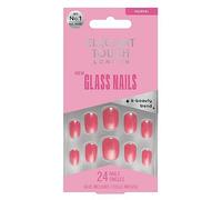 Elegant Touch Glass Nails Glass Cranberry