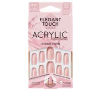 Elegant Touch Luscious Lychee Acrylic False Nails - 24 pcs