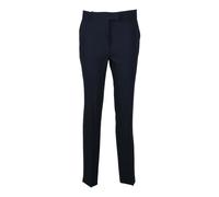 Elegant Triacetate Polyester Trousers - female - Max Mara Studio - Suit Trousers - Blue - L - Trousers L