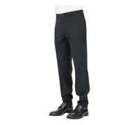 Elegant Trousers- male- Patrizia Pepe- Suit Trousers- Black- S- Trousers S