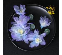 Elegant Tulle Flower Hair Clip For Han Costume Chinese Side Hairclip Barrettes For Women Sidebangs Hair