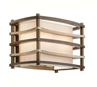 Twin Wall Light Sconce Cambridge Bronze LED E14 40W Bulb