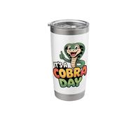 Elegant Unique Detailed Curled Fun Venom Classic Super Cobra Stainless Steel Insulated Tumbler