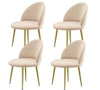 Elegant Universal Stretch Chair Covers for Dining RoomSet of 1/2/4/6 Durable Duckbill Pattern Perfect for Round Stools & LowBack Seats Easy to Install & Clean