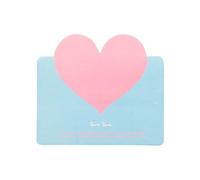 Elegant Valentine's Day Engraved Paper Greeting Card for Birthday and Holiday Retro Message Wishes 10PCS (Blue, One Size)