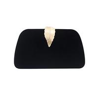 Elegant Velvet Evening Dinner Handbag Clutch Bag Chain Crossbody Bag Leaf Buckle Handbag Wedding Party Prom Purse Leaf Buckle Clutch Bags For Women With Strap Party Purse