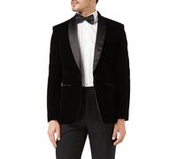 Elegant Velvet Tuxedo Jacket - Perfect Formal Events XPOSED Black 44