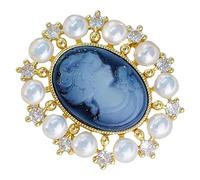 Elegant Vintage Pearl Brooch Pin for Women Victorian Style Jewelry for Weddings Engagements and Special Occasions Versatile Accessory for Clothing Hats and Bags