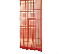 Elegant Voile Sheer Tulle Drape Curtain Panel for Door Casement, Suitable as Window Divider with Rod Pocket