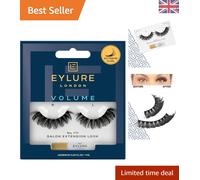 Elegant Volume & Curl No. 111 False Lashes with Latex-Free Adhesive Included