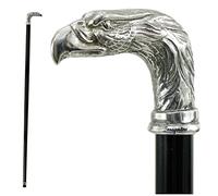 Elegant Walking Cane Cavagnini Beech Wood with Pewter Handle for Woman Name Engraved Italian Artisanal