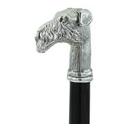 Elegant Walking Cane Cavagnini Beech Wood with Pewter Handle for Woman Personalized Engraving Robust Artisanal