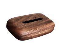 Elegant Walnut Tissue Holder Finish Desk and Bathroom Decor Walnut Wooden Tissue Box Fine Craft Tissue Box