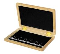 Elegant Walnuts Bassoon Spring Plates Holder Wall Mountable Case for 6 Spring Plates Natural Wood Bassoon Box Musical Instrument Gift Case