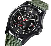 Elegant Watches for Women Analog Wrist Nylon Quartz Men's Watch (Gold, One Size)
