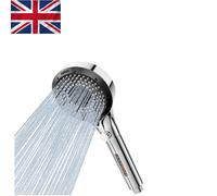 Vinabo Hard Water Filter Shower Head, High Pressure Shower Heads with 6 Modes, Water Saving Shower Head with Pause Switch for Residual Chlorine Remove (Silver/Chrome)