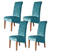 Elegant Waterproof Velvet Stretch Chair Covers Durable Easy to Clean Universal Fit for Dining Room Living Room Bedroom Kitchen Stylish Protection for Your Chairs