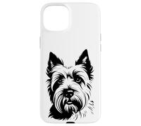 Elegant West Highland White Terrier Line Art Case for iPhone 15 Plus