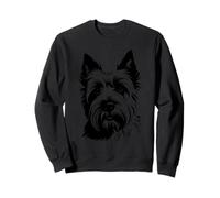 Elegant West Highland White Terrier Line Art Sweatshirt